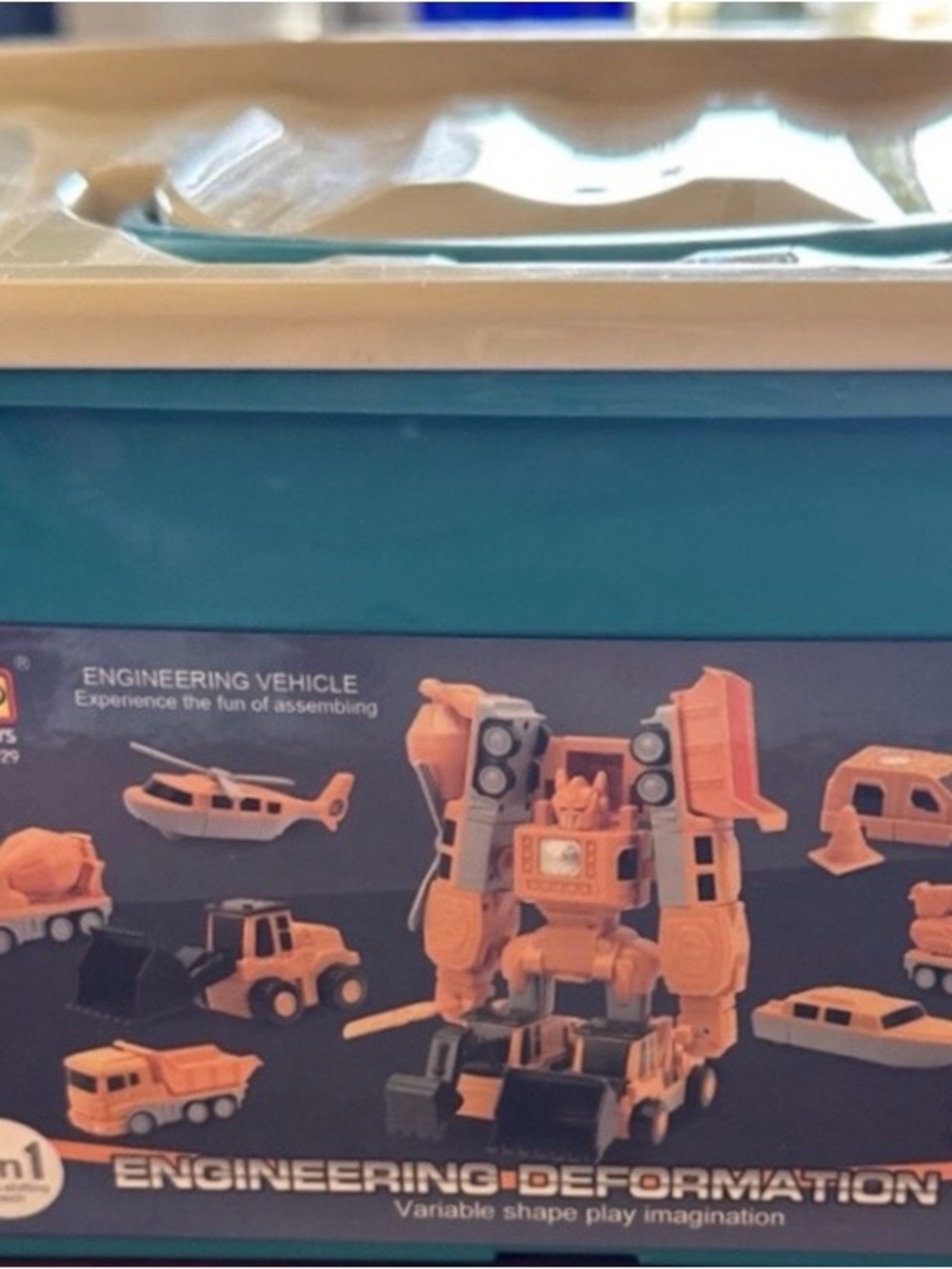 292 Magnetic Transformer Construction Vehicles Engineering Toys 8in1 NEW